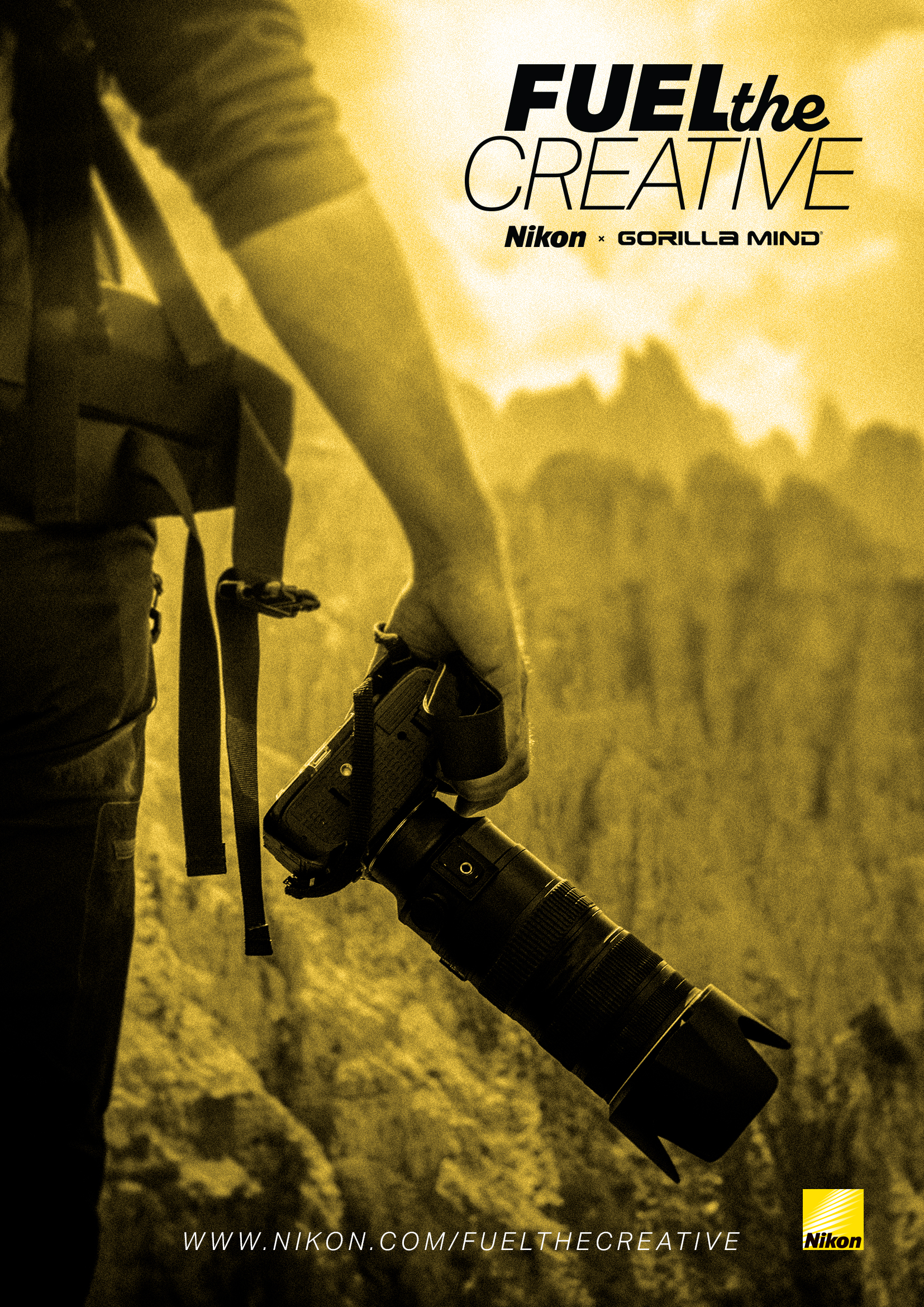 Nikon x Gorilla Mind poster